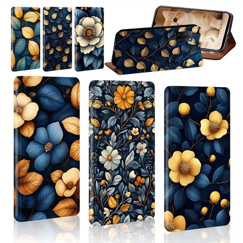 Morris pattern print leather - print,