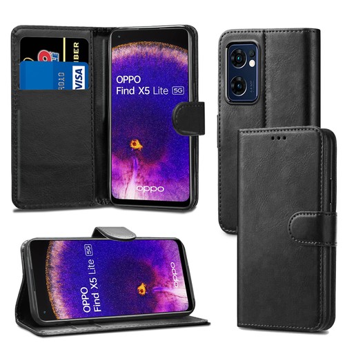 Leather wallet flip - leather, case